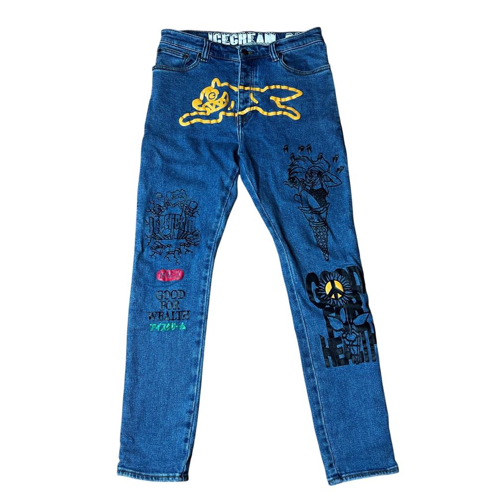 ICECREAM Billionaire Boys Club Sound of Music Jeans 30